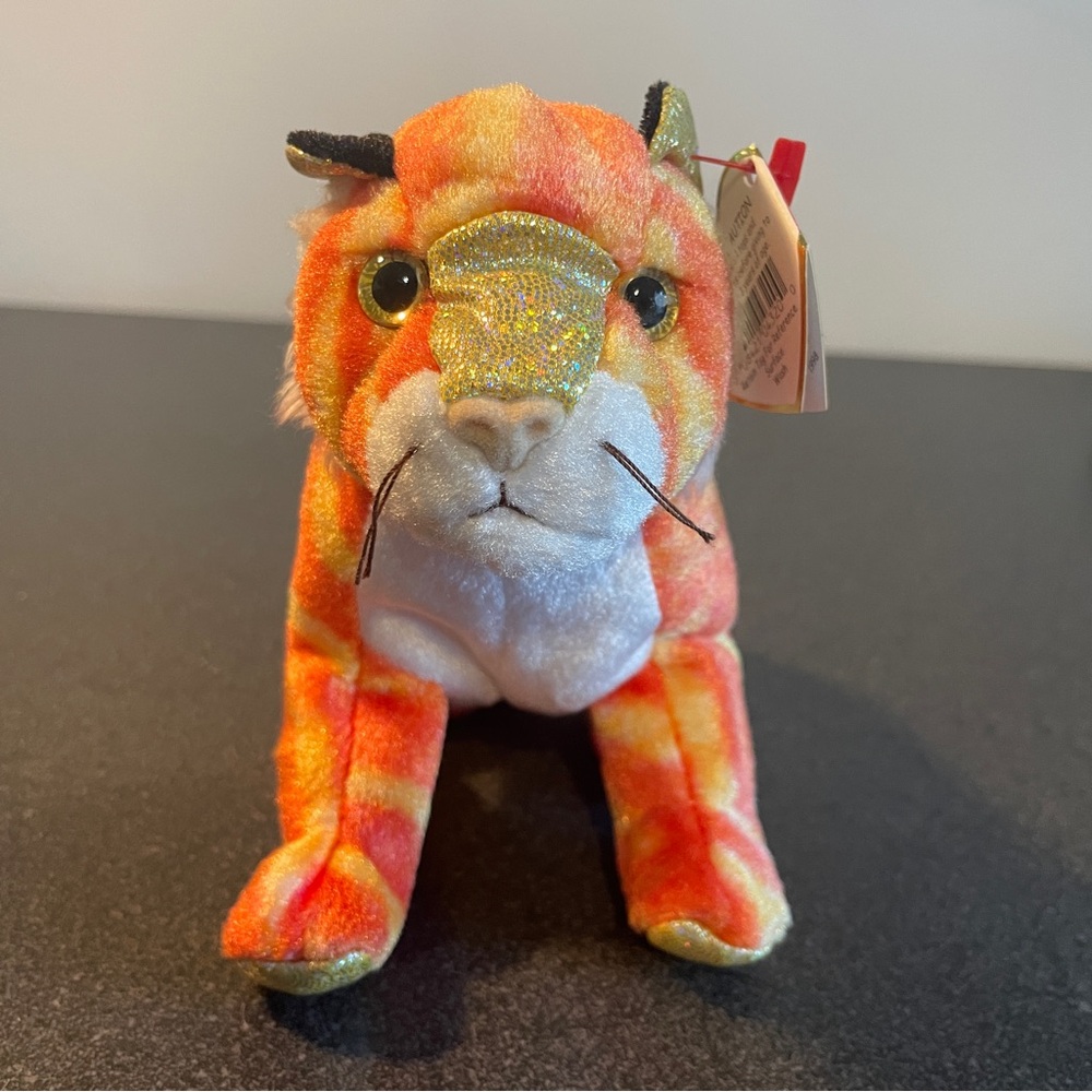 3/$12! Ty Beanie Baby - TIGER Zodiac Sign - NWT!